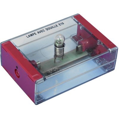 000038 E10 Lampje Op Transparant Kastje