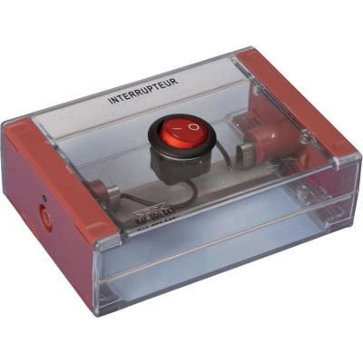 000043 AANUIT Schakelaar Op Transparant Kastje